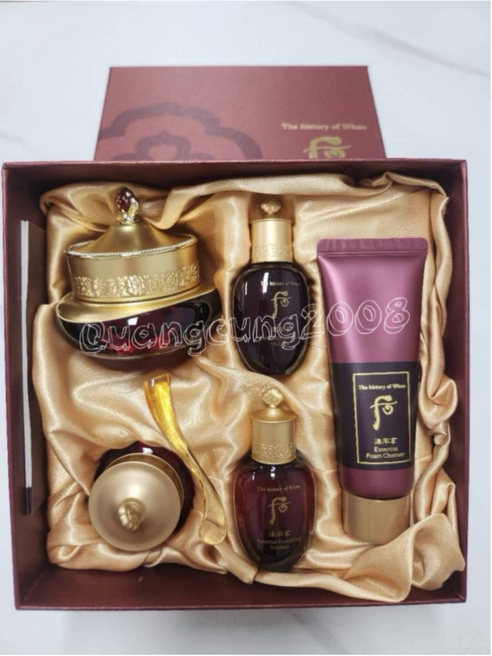 The History of Whoo Jinyulhyang Eye Cream 20ml+Kits Set/Dark Circles/Red Ginseng